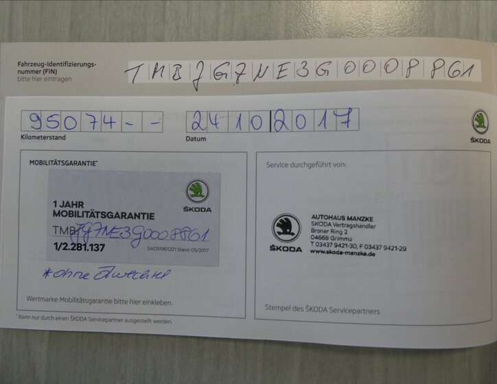 Škoda Octavia Kombi 1,6 l 81 kw