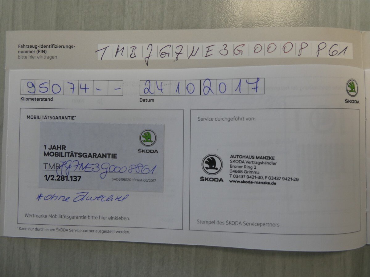 Škoda Octavia Kombi 1,6 l 81 kw