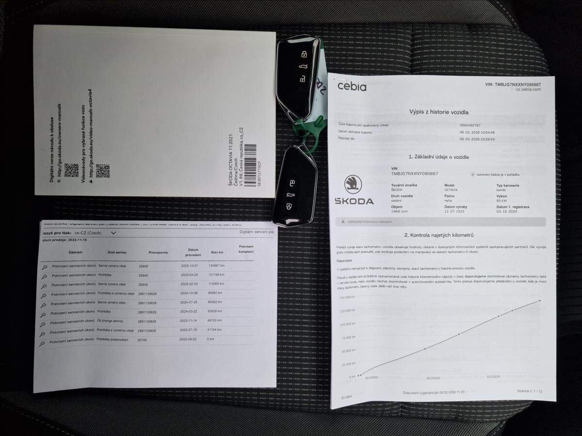 Škoda Octavia Kombi 2,0 l 85 kw