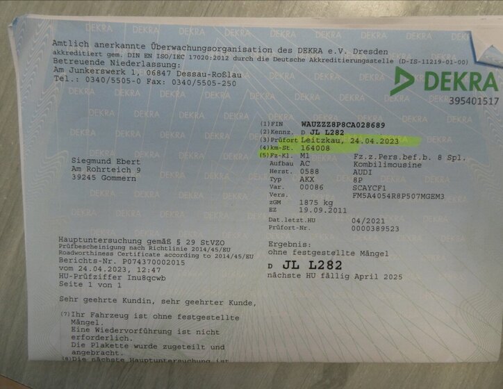 Audi A3 Hatchback 1,6 l 77 kw