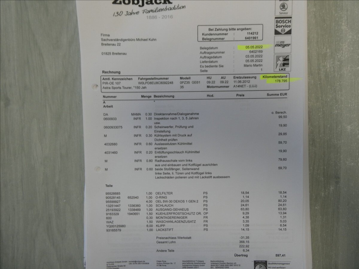 Opel Astra Kombi 1,4 l 88 kw