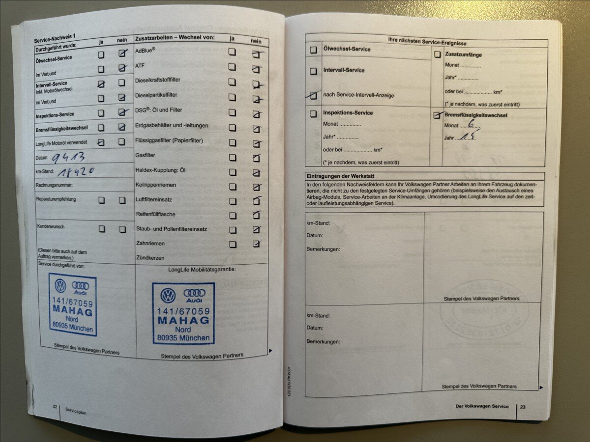 Volkswagen Touran MPV 1,2 l 77 kw