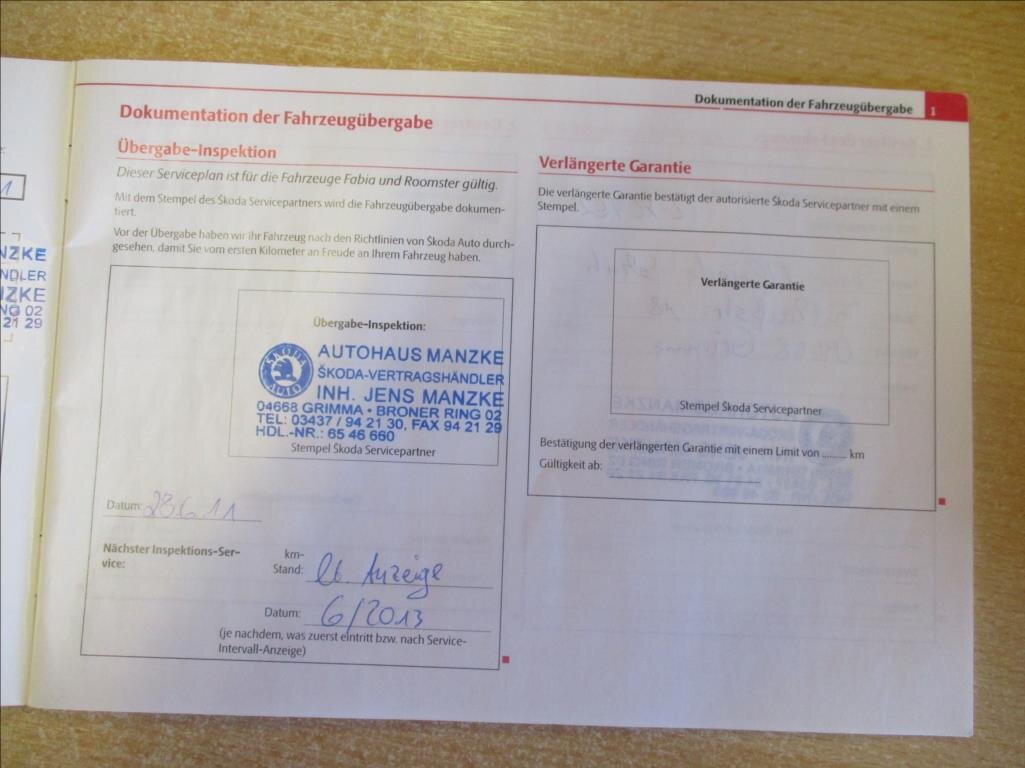 Škoda Roomster MPV 1,4 l 63 kw