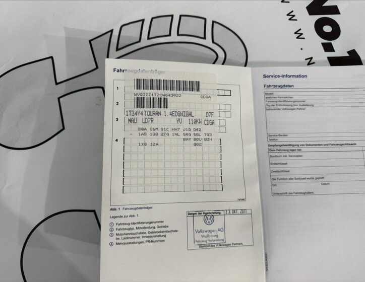 Volkswagen Touran MPV 1,4 l 110 kw