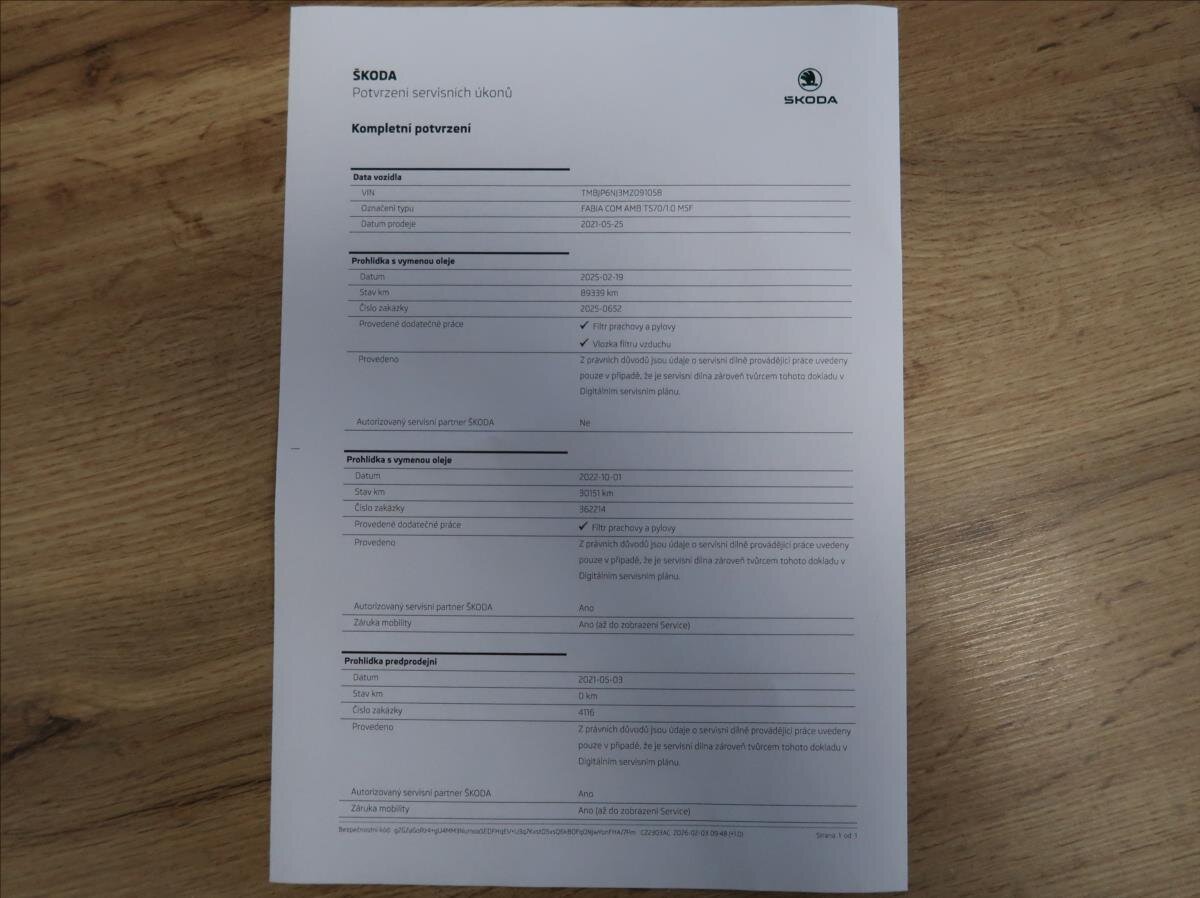 Škoda Fabia Kombi 999,0 70 kw