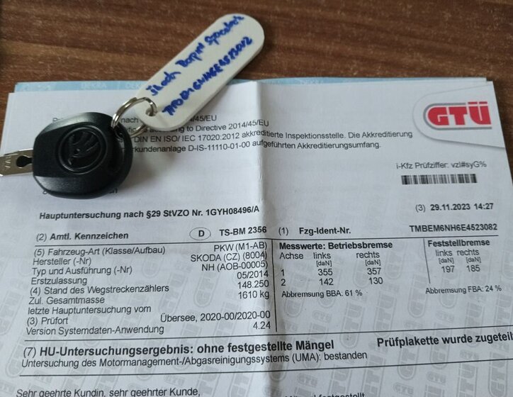 Škoda Rapid Hatchback 1,2 l 63 kw