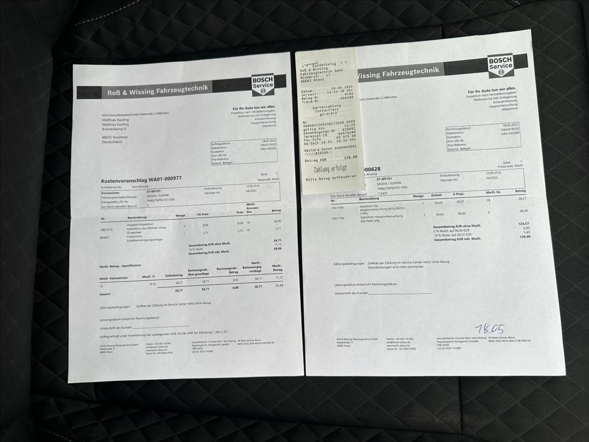 Škoda Superb Kombi 2,0 l 140 kw