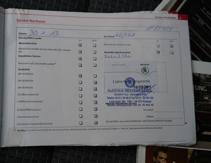 Škoda Superb Sedan 1,8 l 118 kw