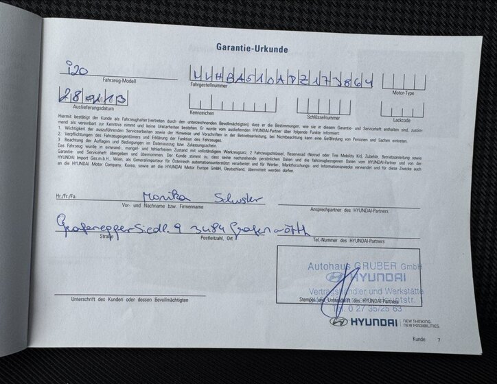 Hyundai i20 Hatchback 1,2 l 62 kw