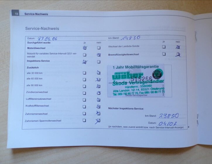 Škoda Octavia Kombi 1,9 l 81 kw