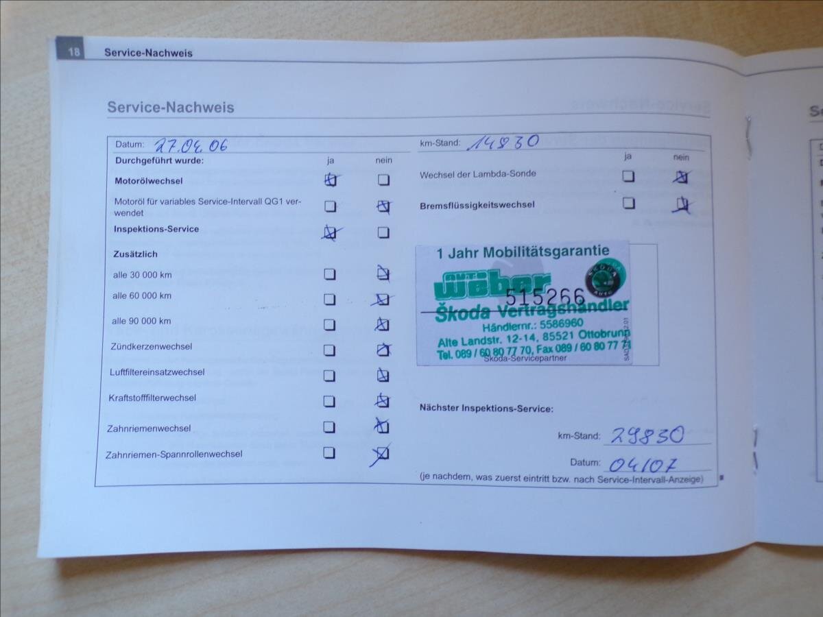 Škoda Octavia Kombi 1,9 l 81 kw