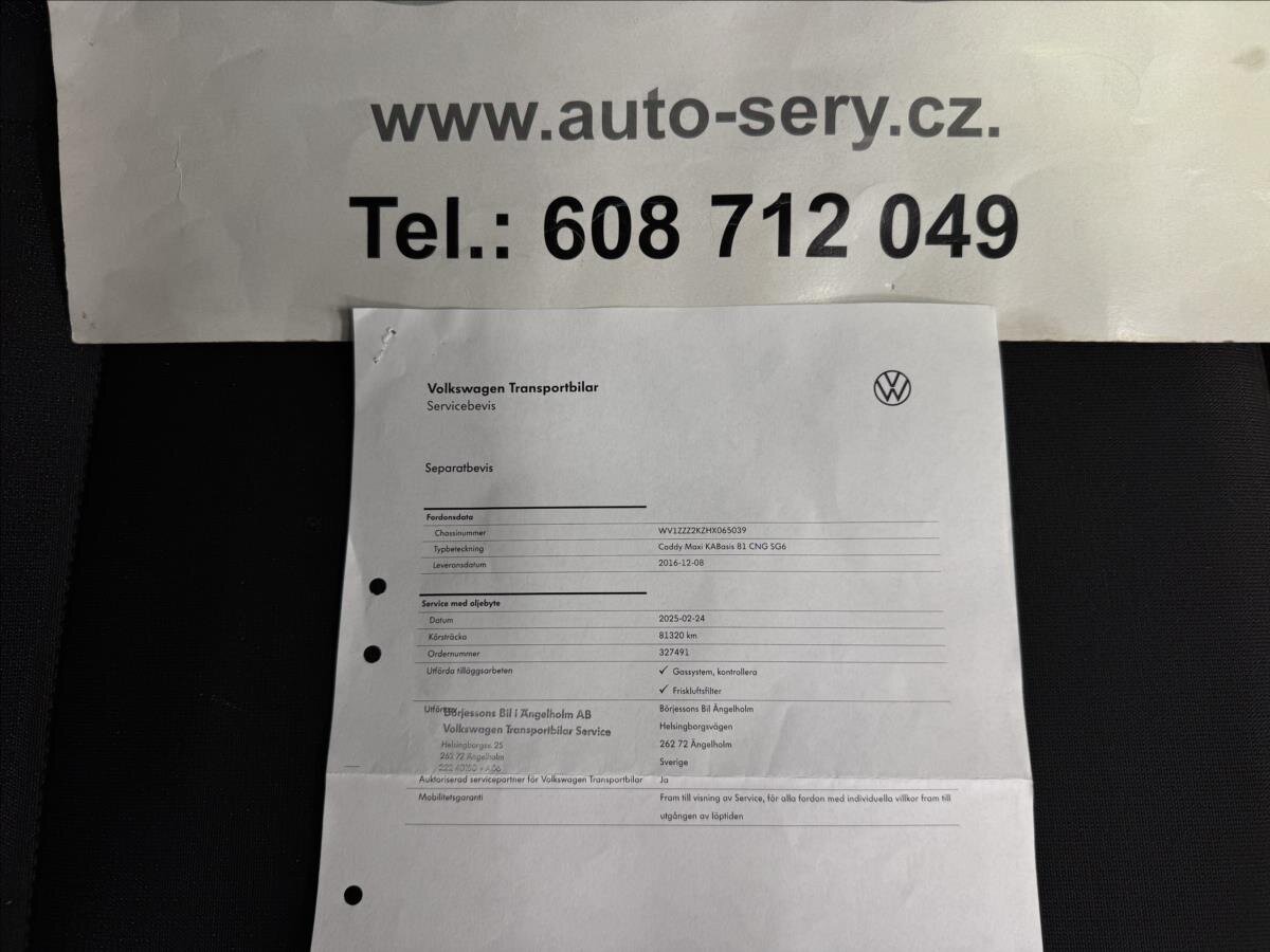 Volkswagen Caddy Ostatní 1,4 l 81 kw