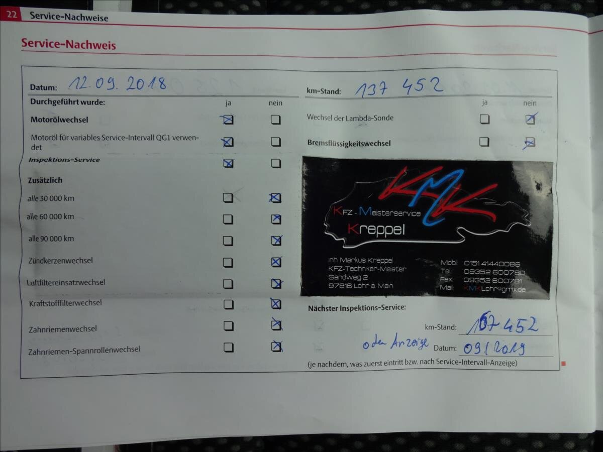 Škoda Octavia Kombi 1,8 l 118 kw