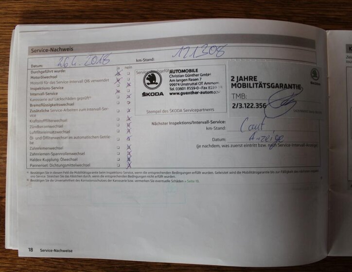 Škoda Octavia Kombi 2,0 l 103 kw