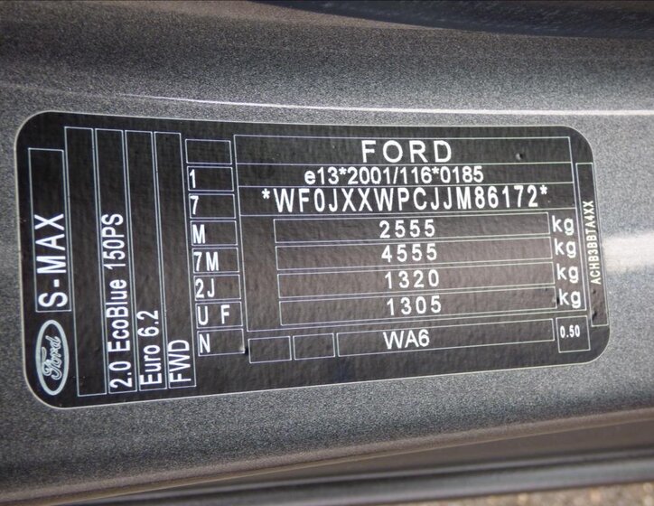 Ford S-MAX MPV 2,0 l 110 kw