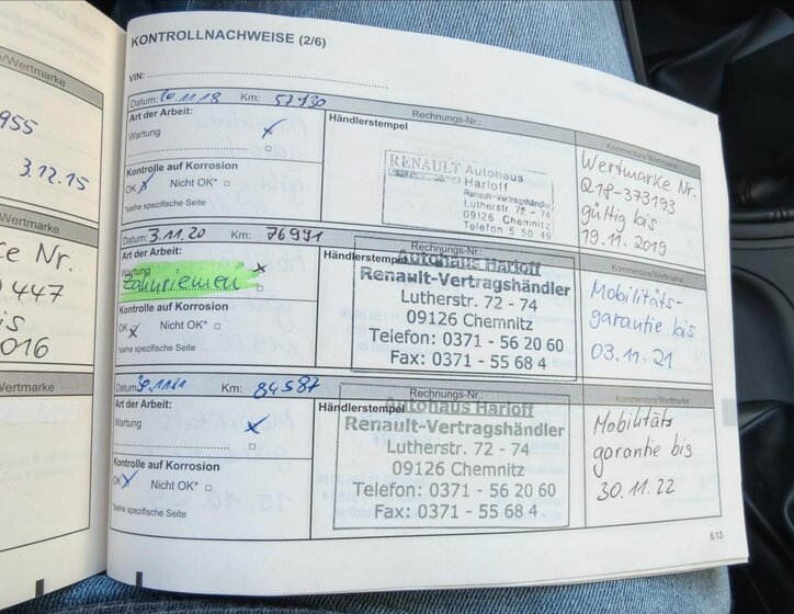 Renault Mégane Hatchback 1,6 l 74 kw