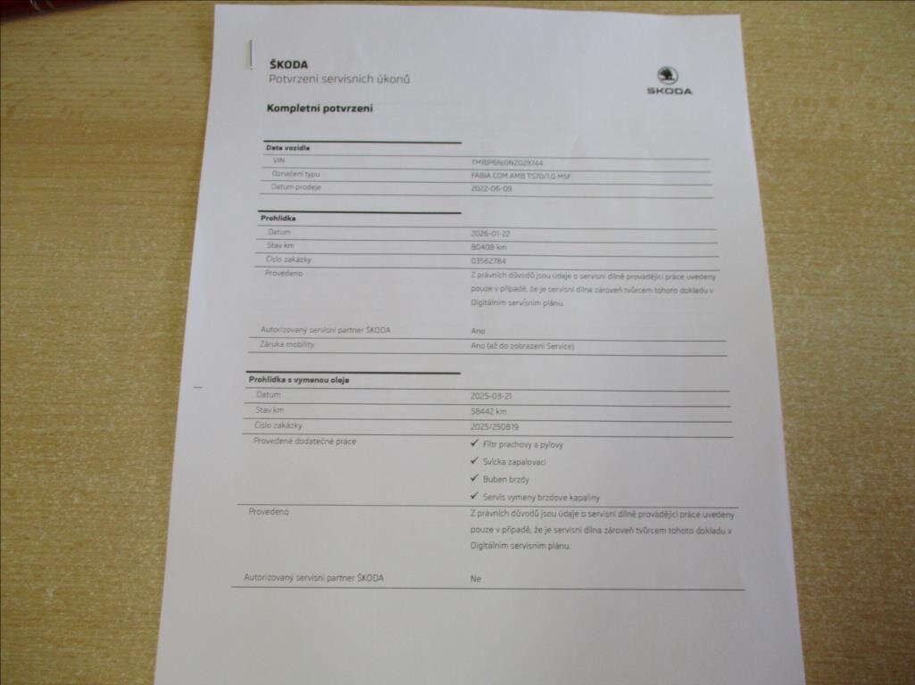 Škoda Fabia Kombi 999,0 70 kw