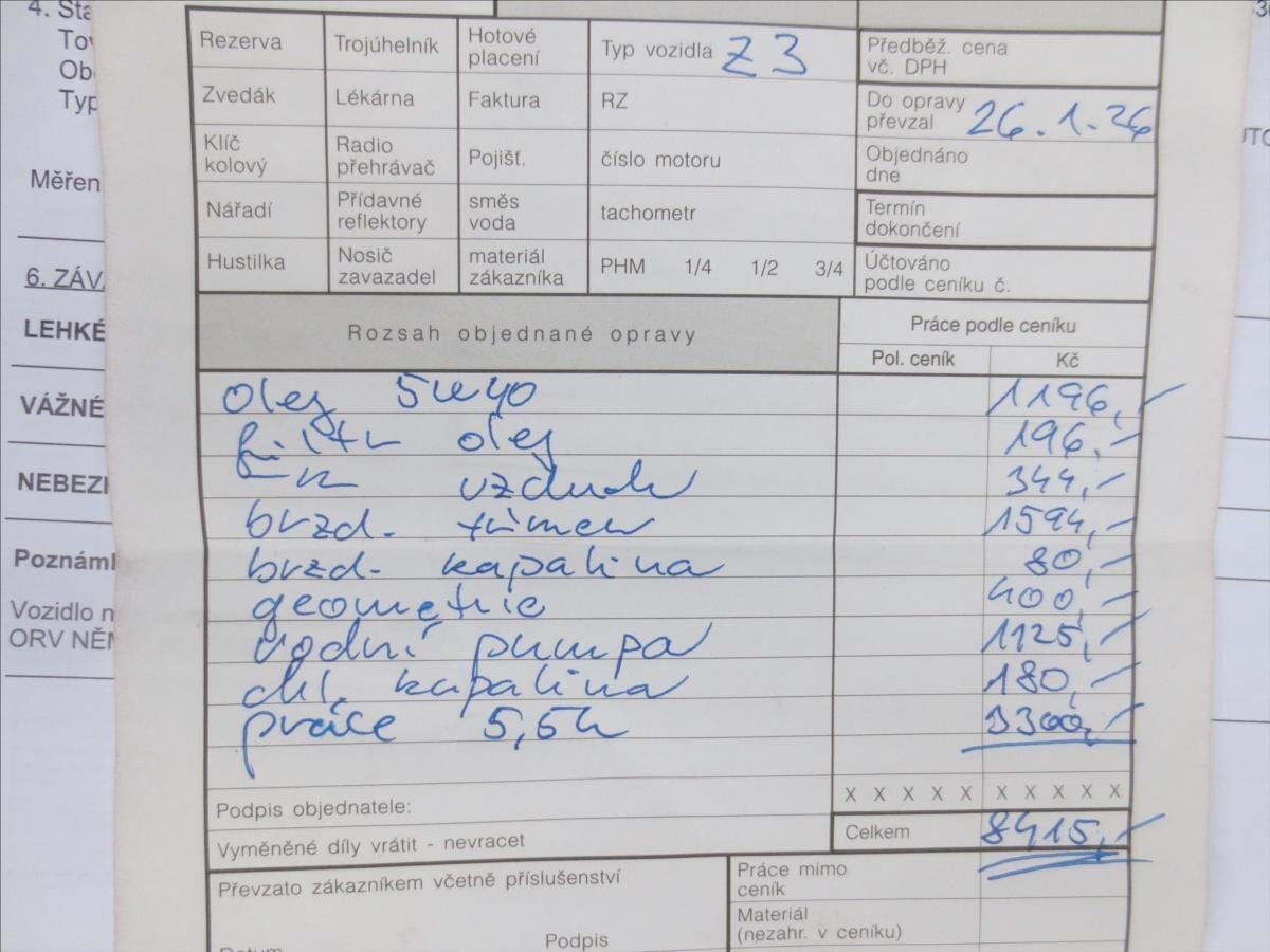 BMW Z3 Kabriolet 1,8 l 85 kw