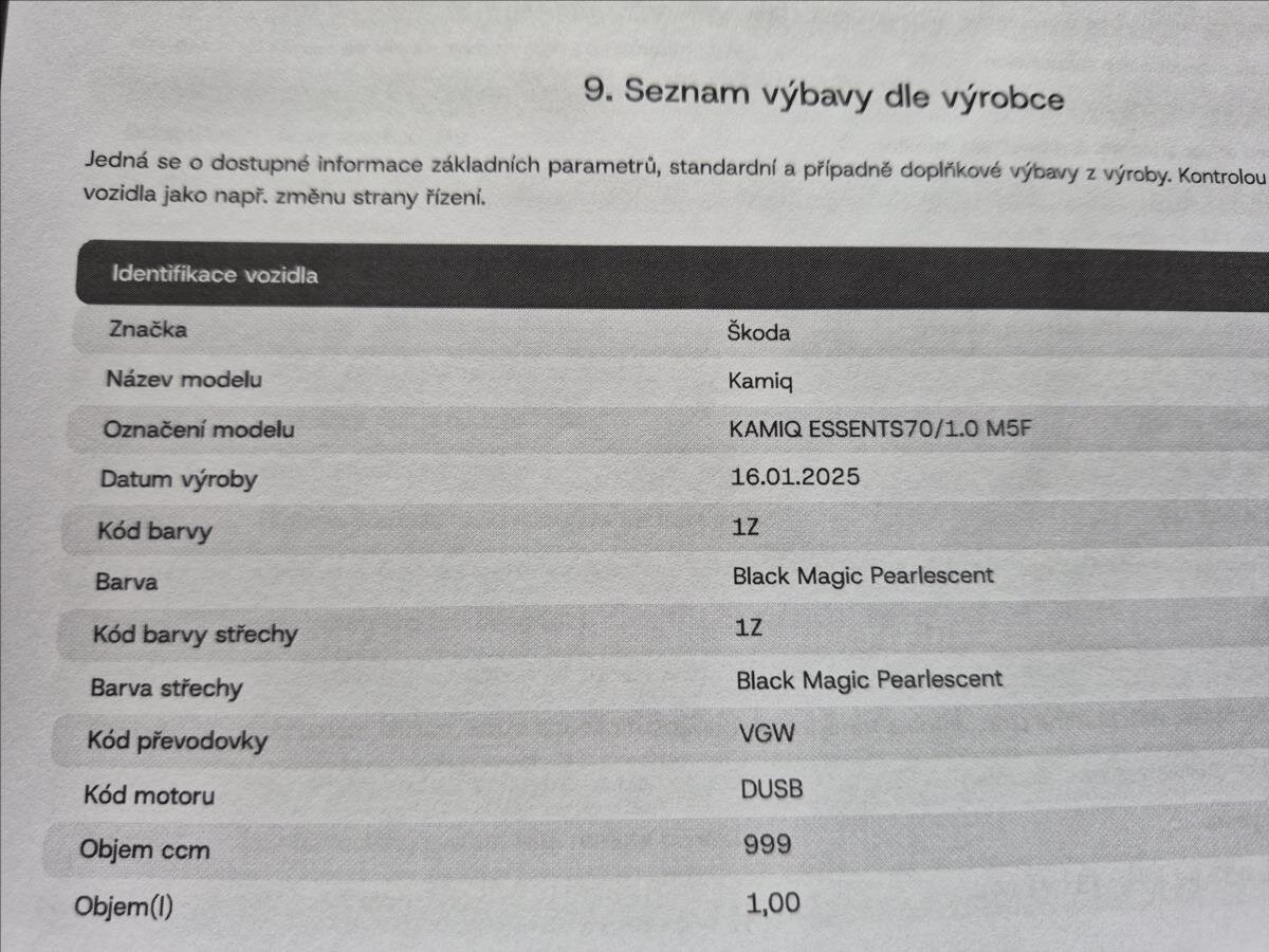 Škoda Kamiq Hatchback 999,0 70 kw