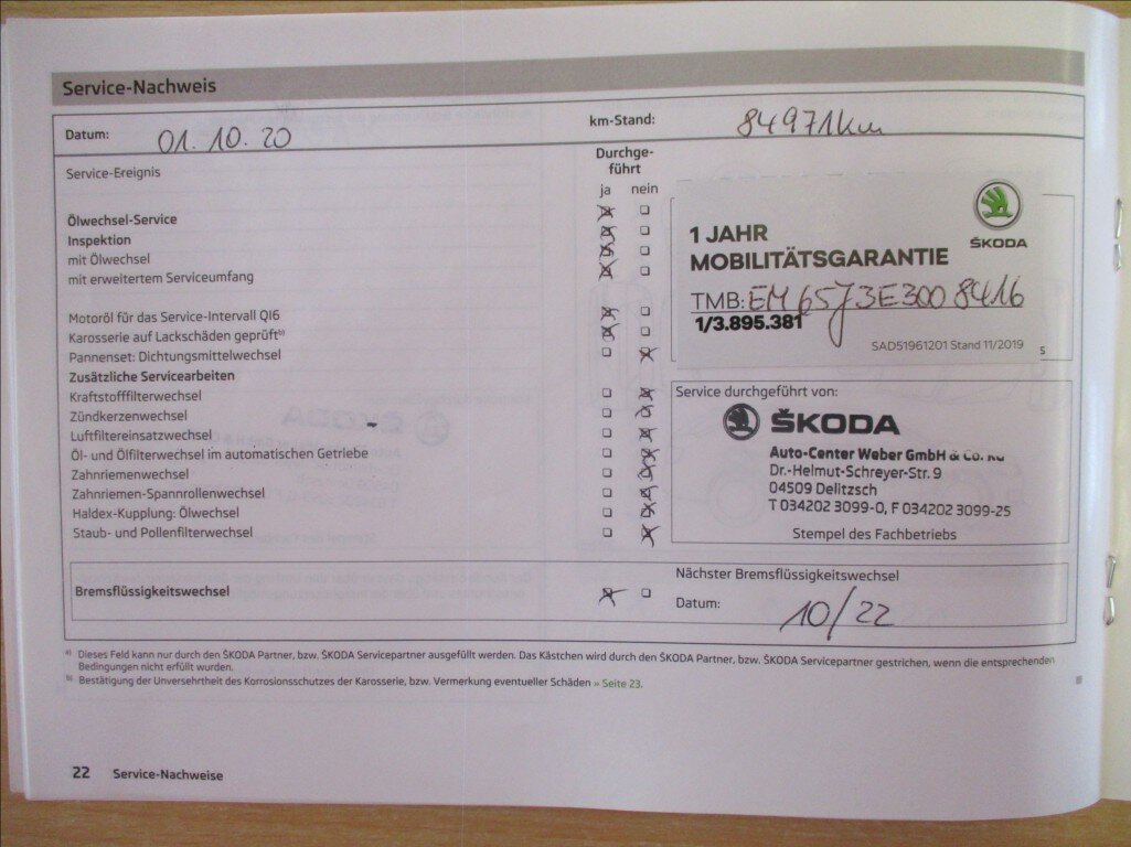 Škoda Fabia Hatchback 1,2 l 63 kw