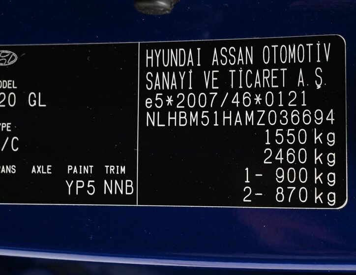 Hyundai i20 Hatchback 1,2 l 61 kw