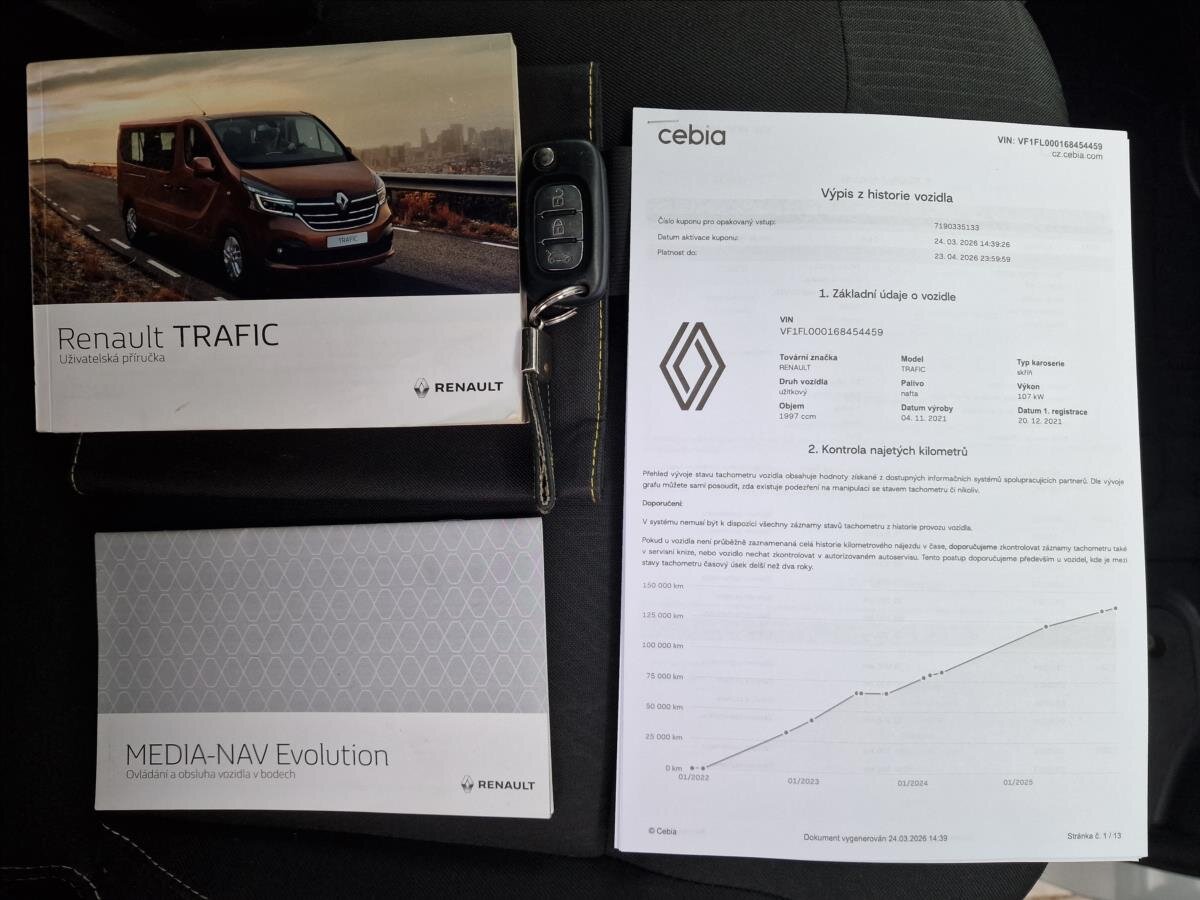 Renault Trafic Skříň 2,0 l 107 kw