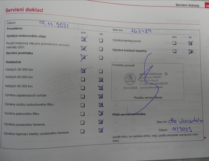 Škoda Octavia Liftback 1,6 l 75 kw