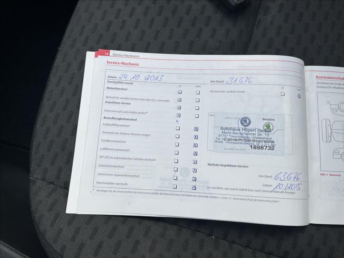 Škoda Fabia Kombi 1,2 l 63 kw