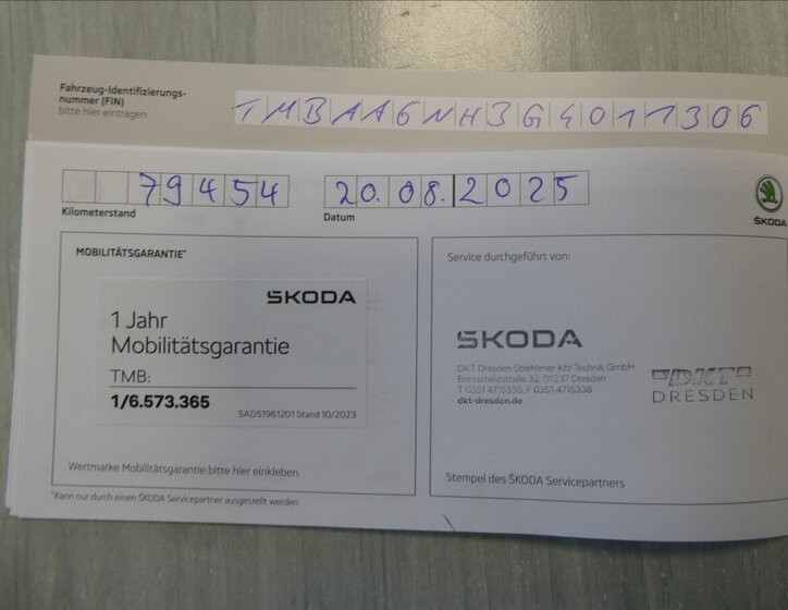 Škoda Rapid Sedan / Limuzína 1,2 l 66 kw