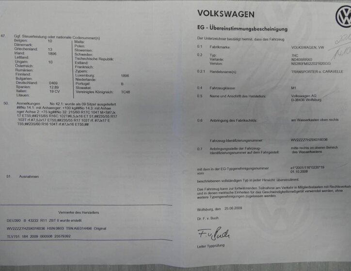 Volkswagen Transporter 42