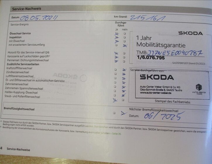 Škoda Octavia Kombi 2,0 l 110 kw