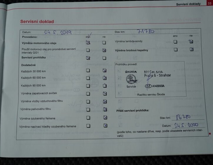 Škoda Fabia Sedan / Limuzína 1,2 l 47 kw