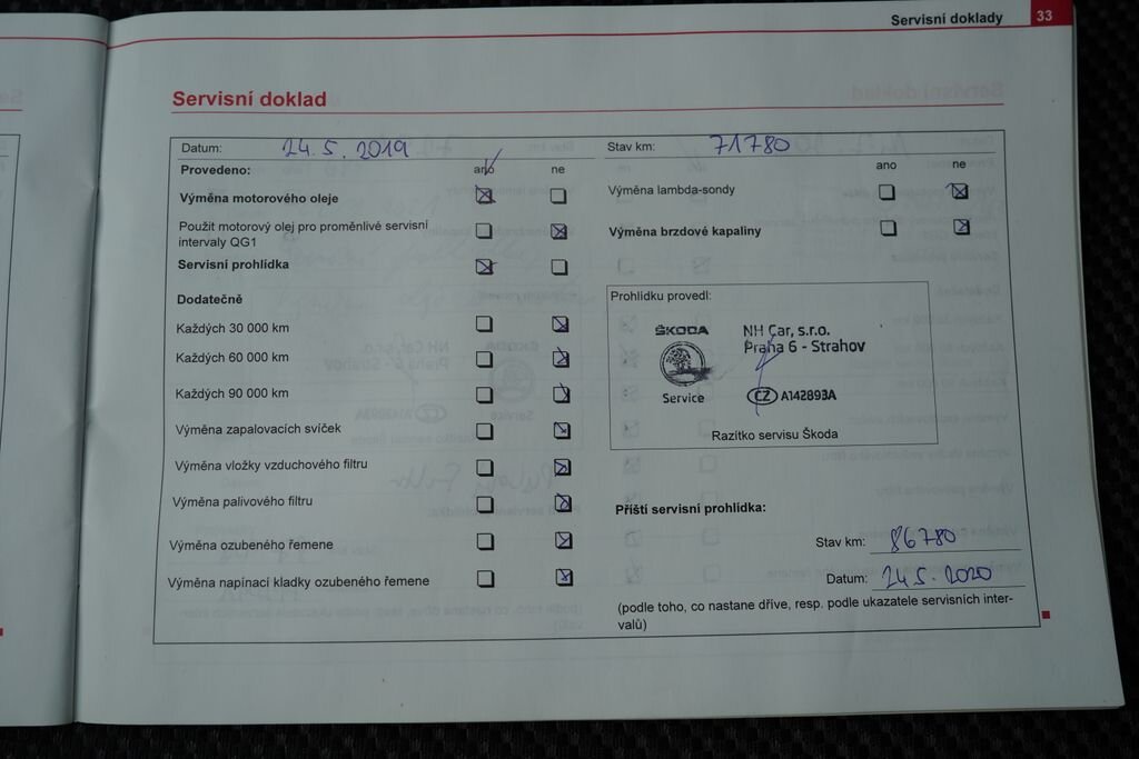 Škoda Fabia Sedan / Limuzína 1,2 l 47 kw