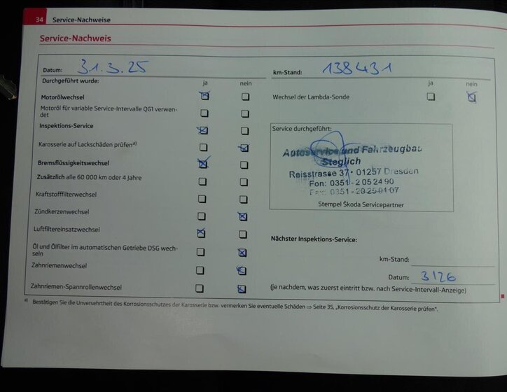 Škoda Octavia Kombi 1,8 l 112 kw