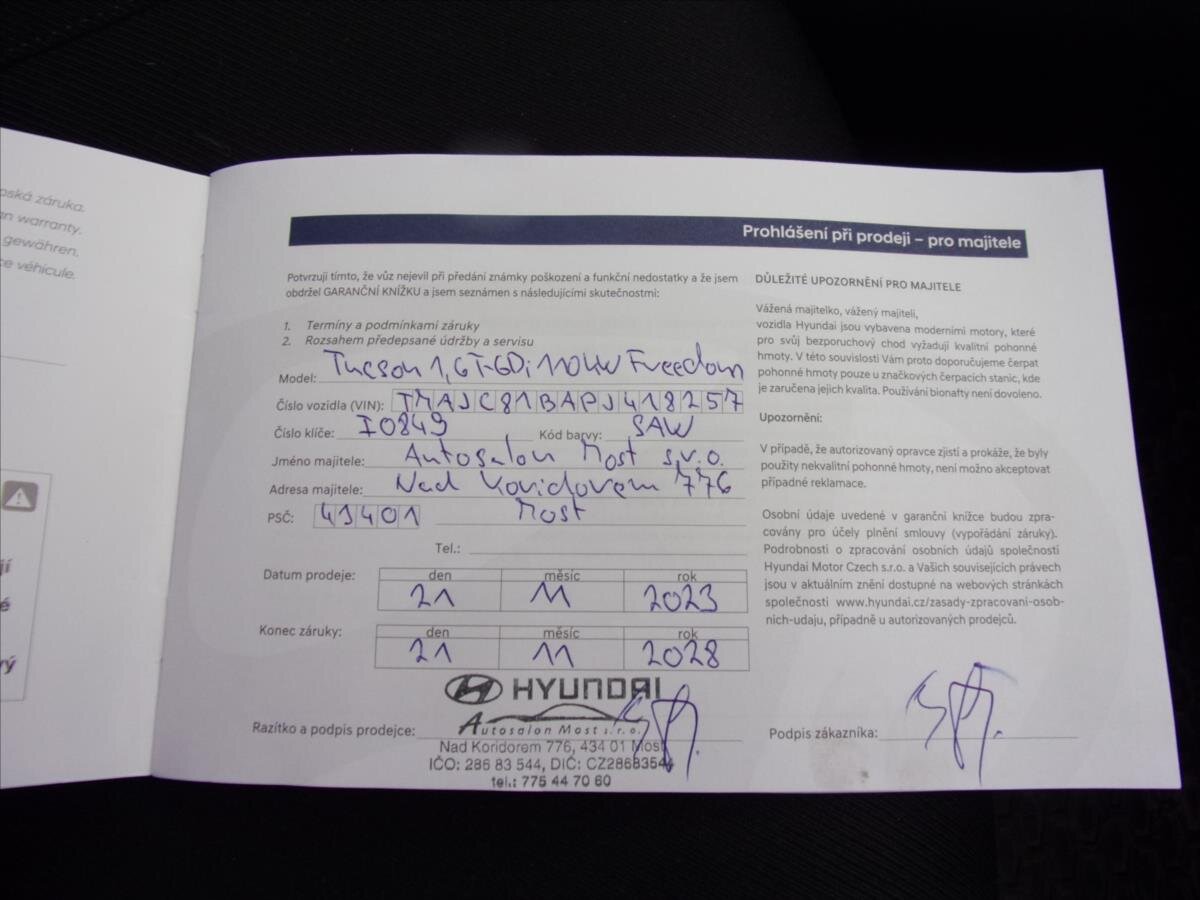 Hyundai Tucson SUV 1,6 l 110 kw