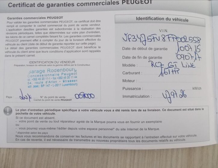 Peugeot RCZ Kupé 1,6 l 147 kw