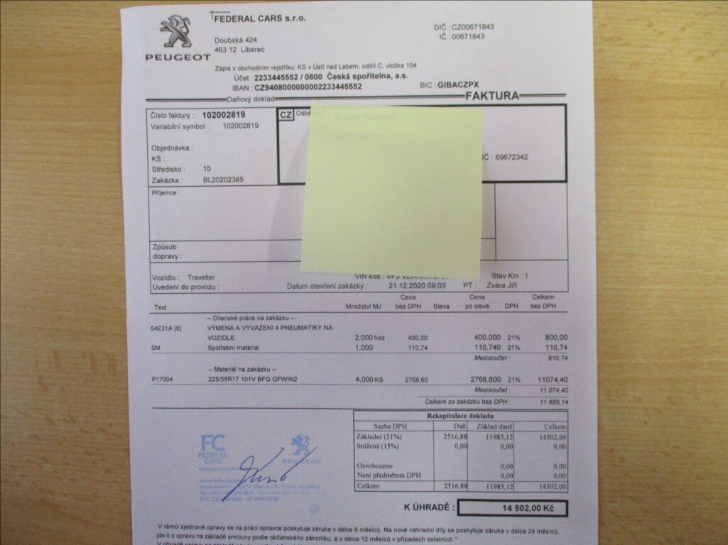 Peugeot Traveller Ostatní 2,0 l 110 kw