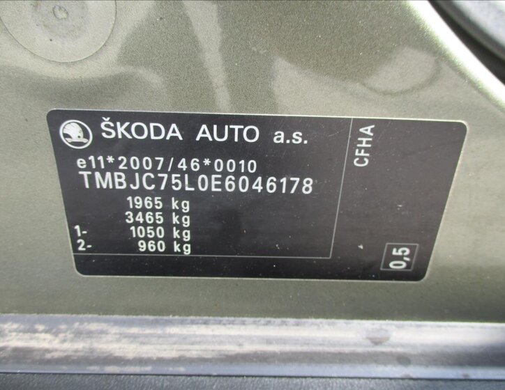 Škoda Yeti Kombi 2,0 l 81 kw