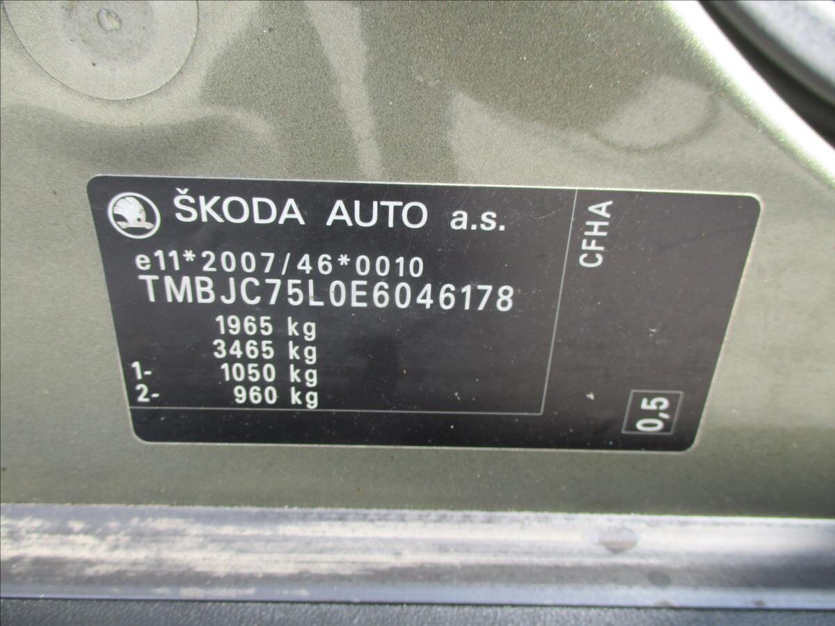 Škoda Yeti Kombi 2,0 l 81 kw