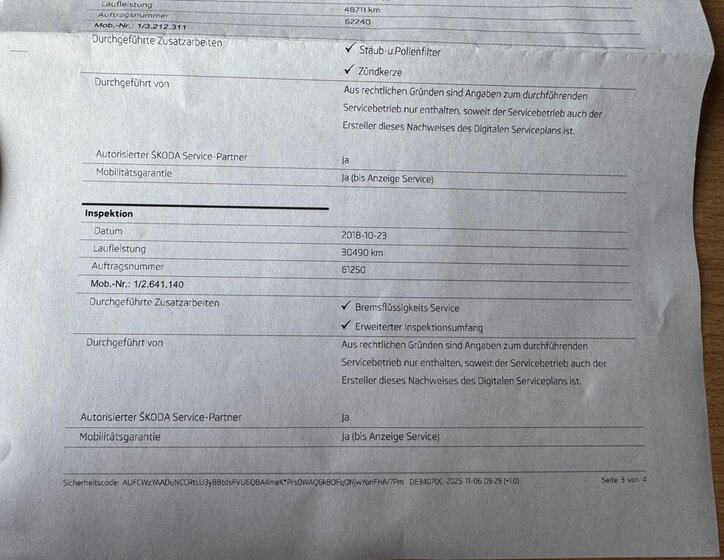 Škoda Octavia Kombi 1,4 l 110 kw