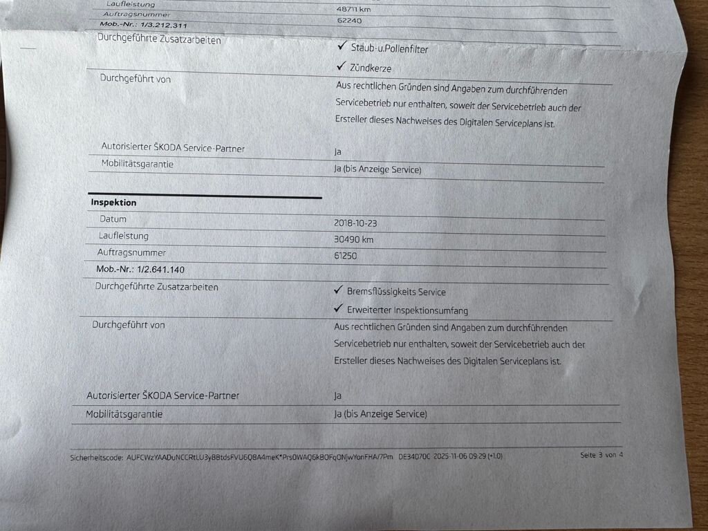 Škoda Octavia Kombi 1,4 l 110 kw