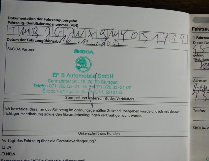 Škoda Octavia Kombi 2,0 l 85 kw