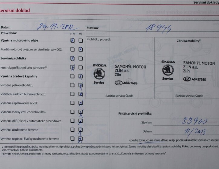 Škoda Roomster MPV 1,2 l 63 kw