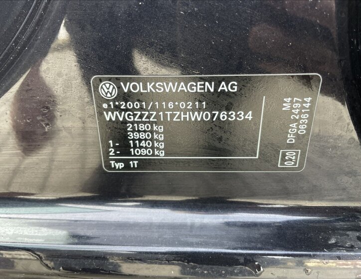 Volkswagen Touran MPV 2,0 l 110 kw