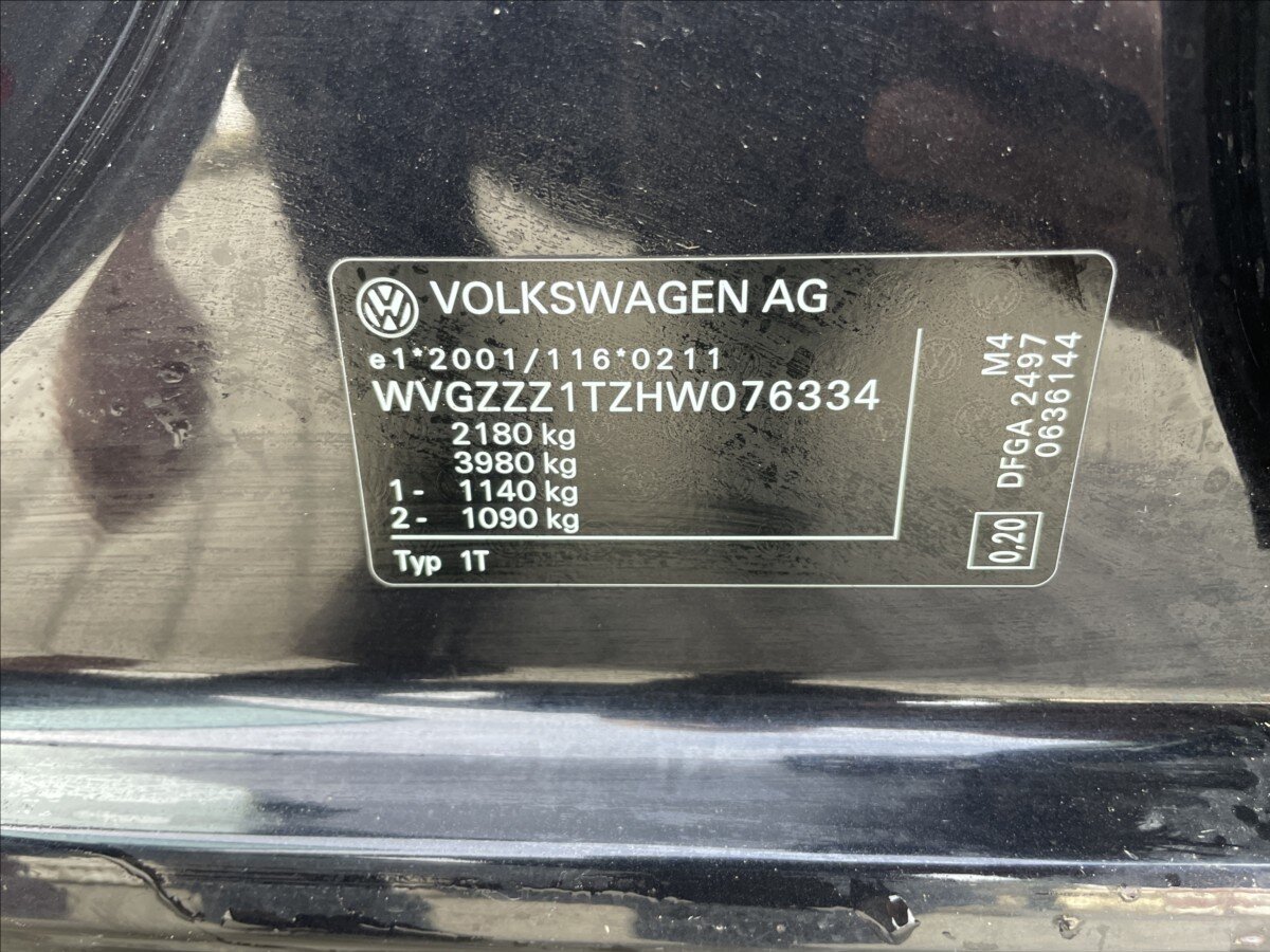 Volkswagen Touran MPV 2,0 l 110 kw