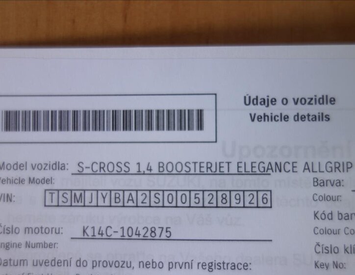 Suzuki S-Cross SUV 1,4 l 103 kw