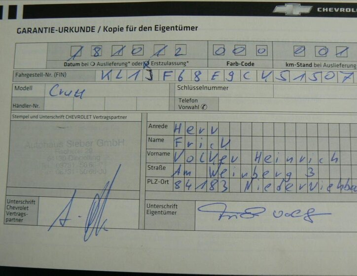 Chevrolet Cruze Hatchback 1,6 l 91 kw