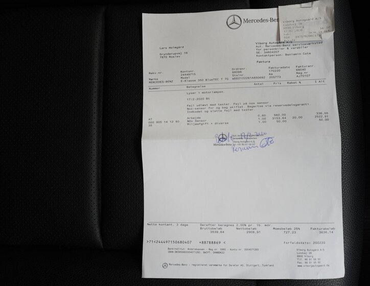 Mercedes-Benz Třídy E Kombi 3,0 l 190 kw