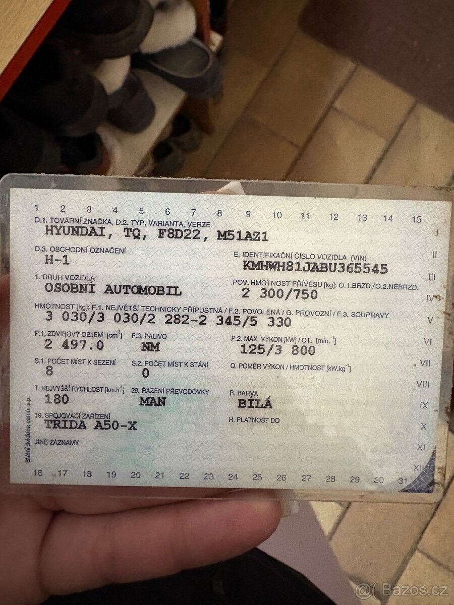 Hyundai H 1 VAN-Minibus 2,5 l 125 kw