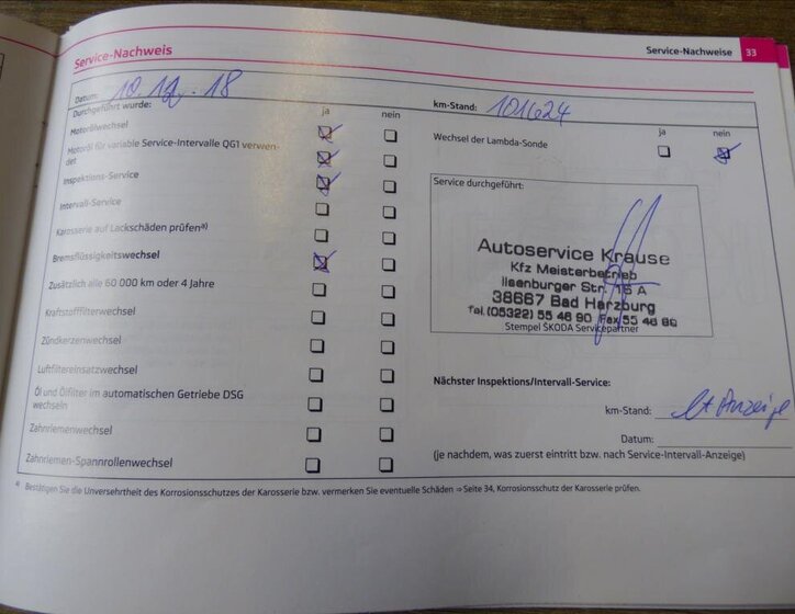 Škoda Octavia Kombi 2,0 l 103 kw